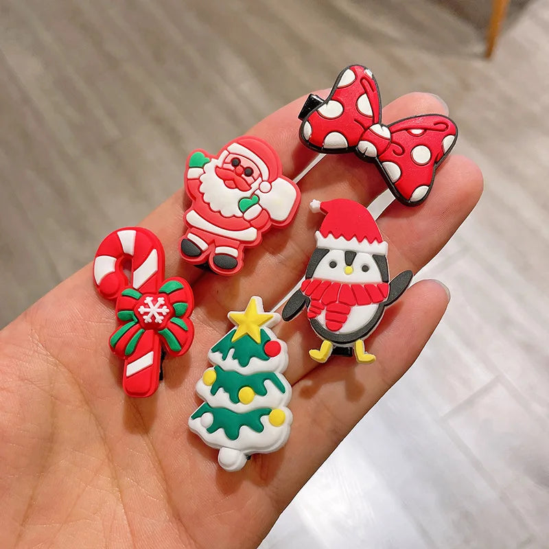 10PC Children's Christmas Hair Pins