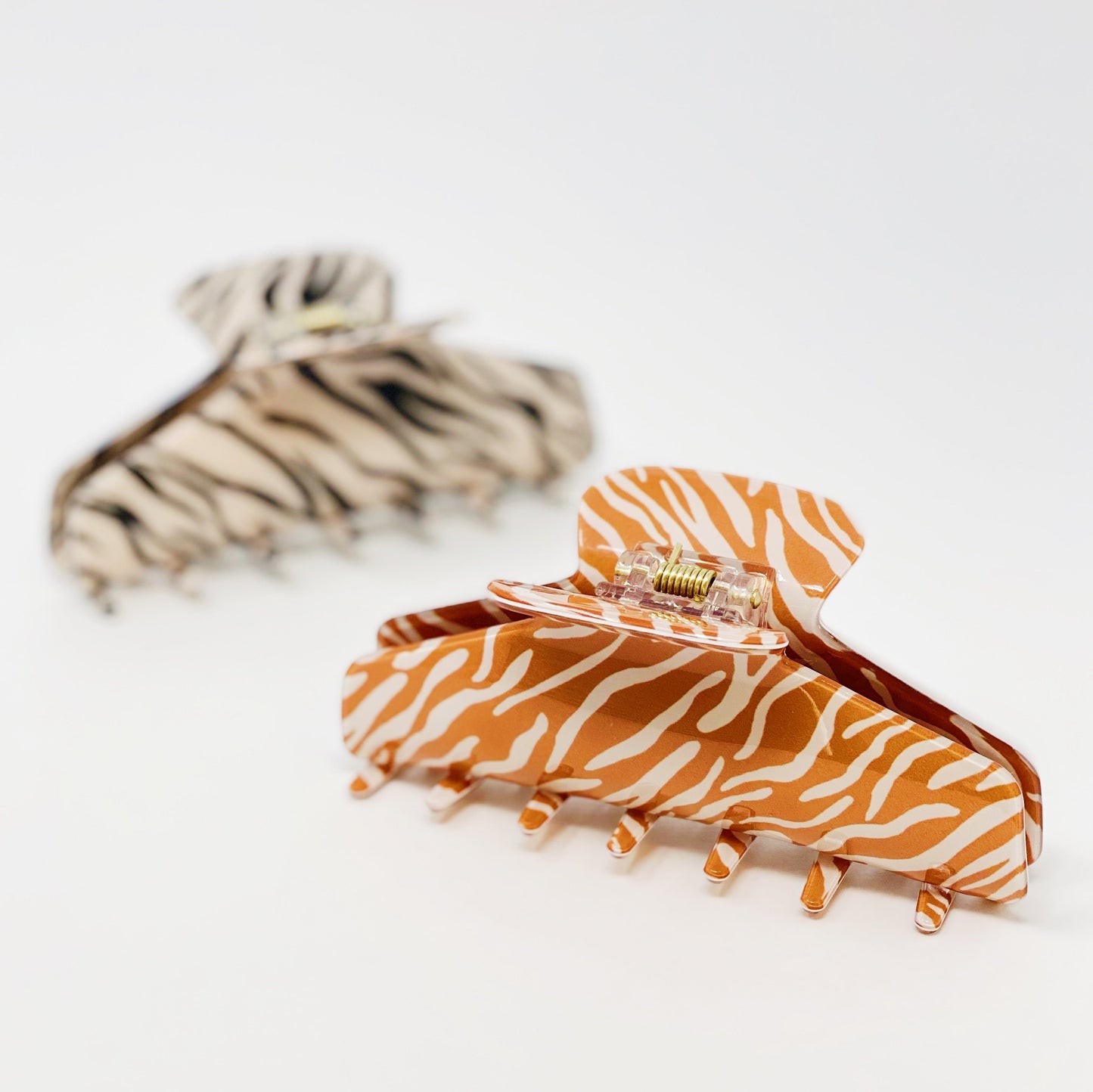 Zebra Print Hair Clip