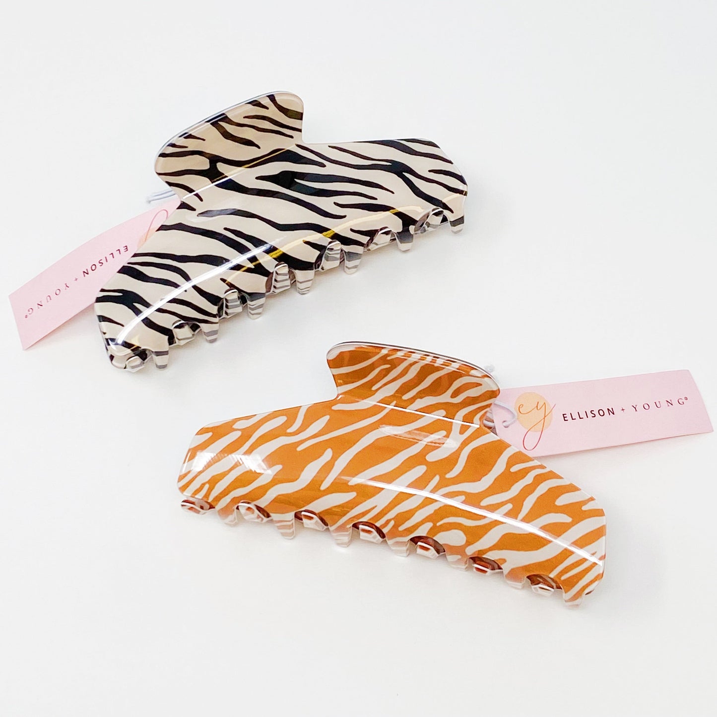 Zebra Print Hair Clip
